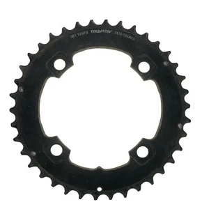 Truvativ Chainring 38 Tooth 38T 104 mm BCD 4 Arm SRAM Black Alloy Chain Ring - Picture 1 of 9