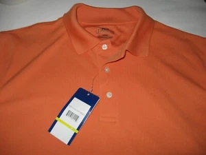 Nueva camisa de golf PGA Tour seca para hombre con ajuste polo rendimiento color naranja talla mediana - Imagen 1 de 5