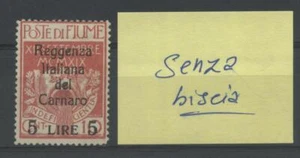 OCCUPAZIONI FIUME 1920 N.145  SENZA BISCIA * - Picture 1 of 1