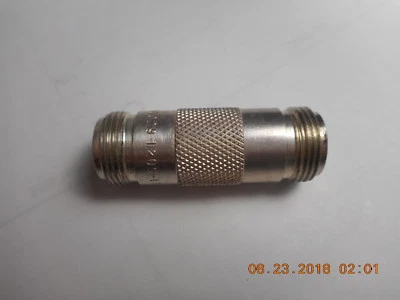 M5539/07-00029  N TO N TYPE, RF COAXIAL FEMALE ADAPTER CONNECTOR - Image 1 of 3