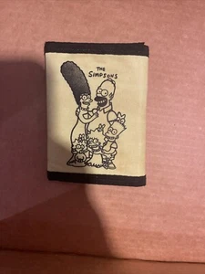 The Simpsons vintage nylon wallet 90’s nostalgia collectibile - Picture 1 of 1