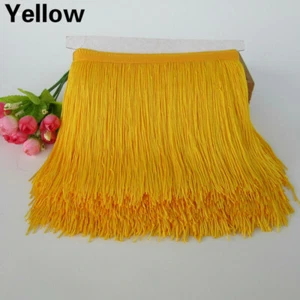 5M Curtain Fringe Lace Tassels Trim Ribbon Crafts Sew Dress Curtain Accessories - Picture 1 of 15