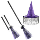 Halloween Costumes for Girls Broom and Hat Party Supplies Props Child