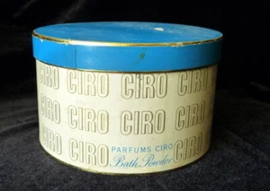 Vintage Ciro New Horizons Badepulver 5 Oz. mit Puff - Bild 1 von 3