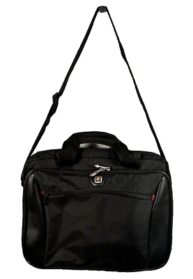 SWISS GEAR ноутбука наплечная сумка мульти отсек портфель черный 15» - Изображение 1 из 4