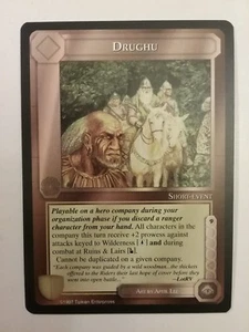 LOTE DE TARJETAS U3 POCO COMÚN TIERRA MEDIA CCG MECCG DRUGHU AGAINST THE SHADOW ATS - Imagen 1 de 2