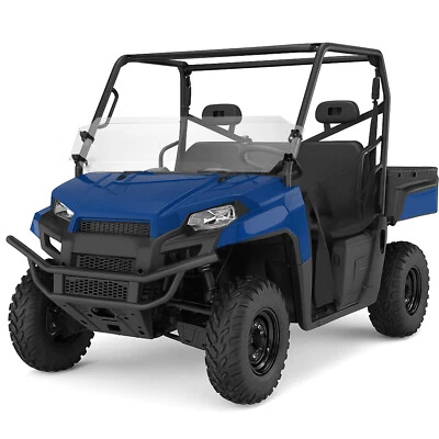 Front Half Windshield Clear For 2017-2025 Polaris Ranger 570 Full Size Crew - Image 1 of 4