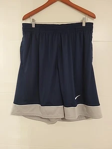 Nike Dri-Fit Fast Break Basketball Shorts (Blue & Gray) - Men's XXL - NWT - Picture 1 of 2