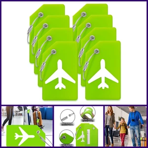Luggage Tags for Suitcases, Quickly Spot 8Pcs Luggage Identifier Tags, Travel - Picture 1 of 7