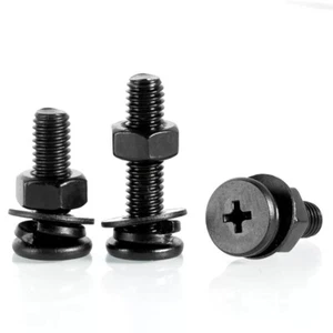 Tornillos M1.6-M2.5 Phillips Tornillos Cabeza Plana Pernos con Lavadoras de Resorte Tornillos de Combinación - Imagen 1 de 3
