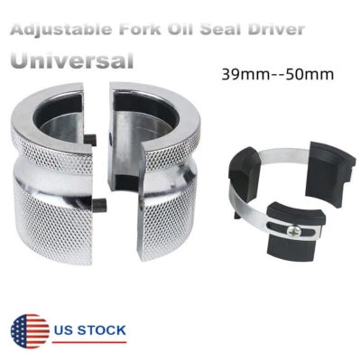 Universal Motorcycle Adjustable Fork Oil Seal Driver Tool 39mm--50mm USA Stock - Image 1 of 4