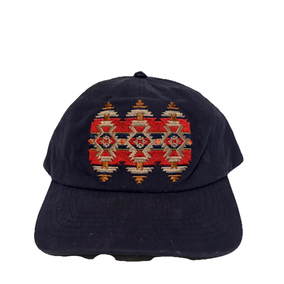 Sombrero ajustable vintage Pendleton azul marino bordado Foto 1 de 4