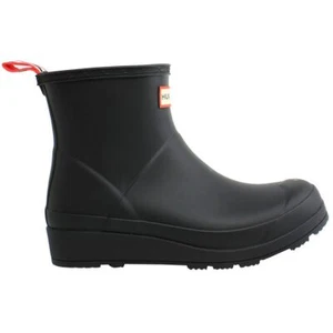 Hunter Play Short Womens Black Wellies Boots - Picture 1 of 10