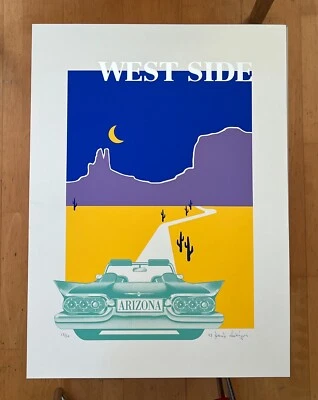 siebdruck? kunst 50 x 70 signiert Arizona poster Pop Art 1993  13/50 - Bild 1 von 4