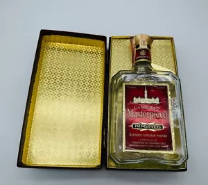 Vintage 1965 Canadian Masterpiece Blended Whisky bottiglia vuota in scatola 4/5 quarti - Foto 1 di 12