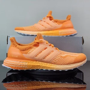 adidas Ultraboost 5.0 DNA Running Shoes Acid Orange Sneaker HR0594 Men’s Sz 10 - Picture 1 of 6