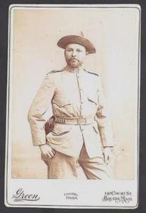 Cabinet Photo of U.S. ARMY OFFICER - Spanish-American War - Picture 1 of 1