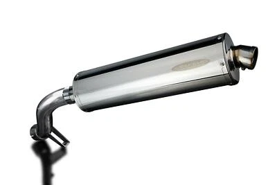 Silenciador ovalado deslizable de acero inoxidable Delkevic 18" - BMW R1200GS - 04-09 escape Foto 1 de 3