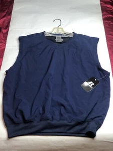 Russell Athletic Coaches Blank Vest Men’s Large Blue - Picture 1 of 9