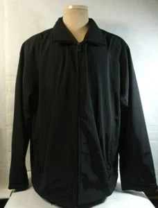 "WeatherProof" Men's Lightweight Jacket Size XL Vintage 80's 90's Black - Picture 1 of 7