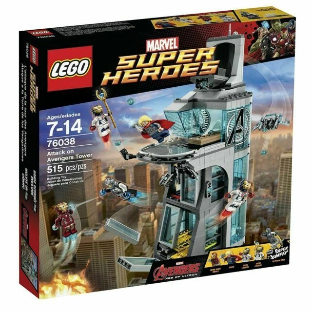 Lego 76038 Marvel Super Heroes Avengers Age of Ultron Attack on Avengers Tower - Image 1 of 1