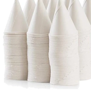 2000 Count Leak-Resistant Paper Cone Cups - Perfect for Drinks and Snow Cones - Picture 1 of 8