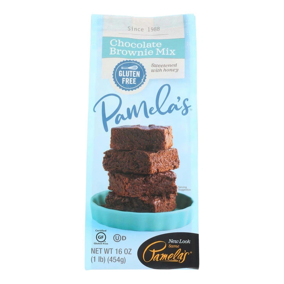 Pamela'S Chocolate Brownie Mix 16 OZ Paquete de 1 Foto 1 de 4