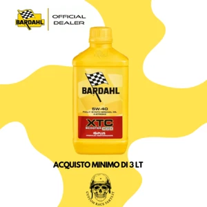 1 LITRO OLIO MOTORE 4T BARDAHL XTC C60 5W40 PER TAGLIANDO MOTO SCOOTER min 3 lt - Foto 1 di 4