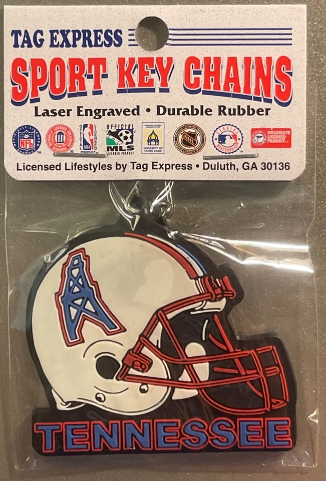 Vintage 1997 NFL Houston Tennessee Oilers Keychain, Rare Memorabilia! - Image 1 of 4