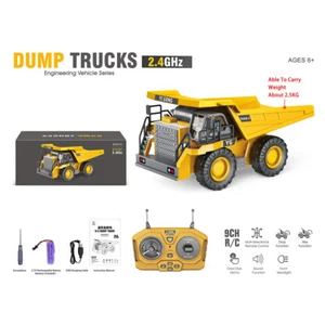 1:20 RC Wireless Remote Car Toy Excavator Bulldozer Dump Truck Children's Gift - Picture 1 of 27