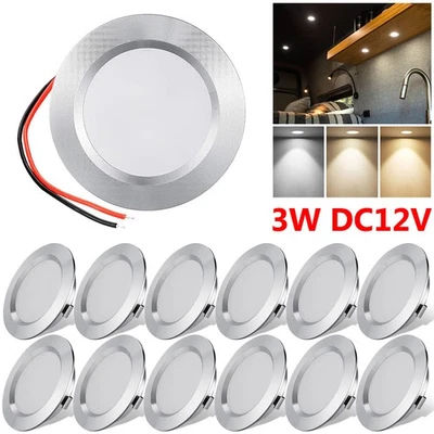 12V LED RV Interior Van Lights Camper Boat Van Caravan Recessed Ceiling Lamp UK - Image 1 of 4