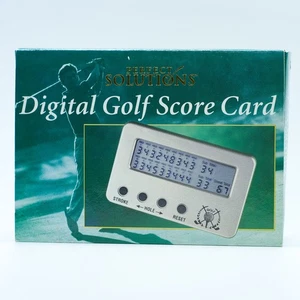 Digital Golf Score Card – Perfect Solutions – New – Pocket Tracker – Golf Gift - Picture 1 of 3