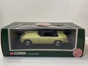 Corgi Die Cast Model 1:18 Scale MGB 45201 Roadster Primrose - Picture 1 of 24