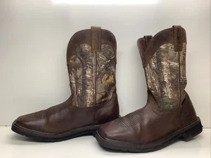 BOTAS HOMBRE JUSTIN WORK PUNTERA CUADRADA MARRÓN TALLA 9 D - Imagen 1 de 10