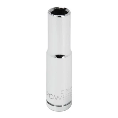 Powerbuilt 1/4 Inch Drive x 9/32 Inch 6 Point Deep Socket - 648292 - Image 1 of 4