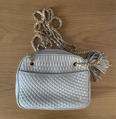 Bolso de Hombro Bally Cuero Beige Auténtico Excelente Estado Foto 1 de 4