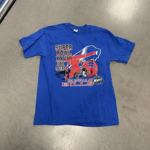 Vintage DS Buffalo Bills Super Bowl XXVIII AFC Champions Single Stitch USA XL - Bild 1 von 7