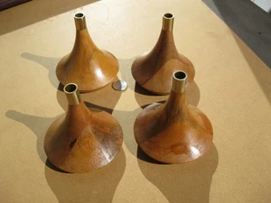 Mangoholz 5" Kegelhalter - 4er Set - Bild 1 von 6