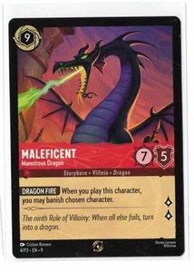 Lorcana MALEFICENT MONSTROUS DRAGON Enchanted 4/P3 Championship Nonfoil - Bild 1 von 1
