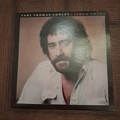 Earl Thomas Conley Fire & Smoke LP 1981 RCA AYL1 5118 in Great Shape VG+!!! - Image 1 of 4