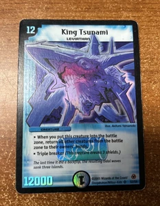 Duel Masters TCG - King Tsunami - DM05 - S2/S5 - Super Rare MP - Picture 1 of 2