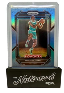 2022-23 Prizm Monopoly Mark Williams #12 RC blu chiaro / 199 SP Hornets - Foto 1 di 2