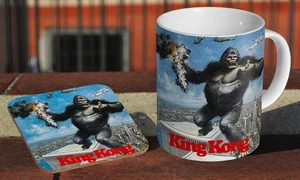 King Kong 1976 - Keramik Kaffee-/Teetasse + passender Untersetzer - Bild 1 von 1