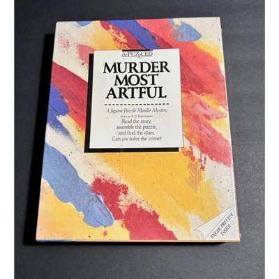 bePuzzled • Murder Most Artful • 500 шт. загадочная головоломка • запечатанная - Изображение 1 из 2