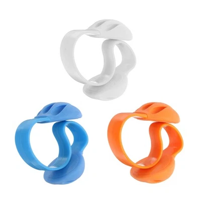 3 clips de cable no adhesivos en forma de "S" gestión de cables, blanco/azul/naranja Foto 1 de 4