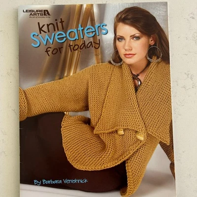 Leisure Arts 2009 Knit Sweaters For Today Sweater Knitting Pattern Booklet 4361 - Image 1 of 4