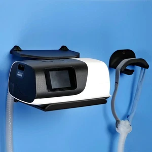 Wandregal für AirSense 11 mit Schlauchaufhänger & Maskenhaken, platzsparend - Bild 1 von 5