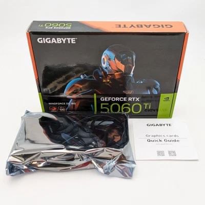 GIGABYTE NVIDIA GeForce RTX 5060 Ti Windforce OC 16GB GDDR7 (GV-N506TWF2OC-16GD) - Image 1 of 4