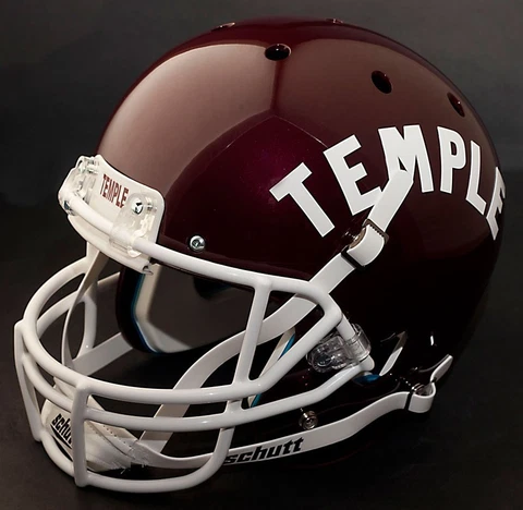 TEMPLE OWLS 1980-1988 Schutt AiR XP Authentic GAMEDAY Football Helmet Cover