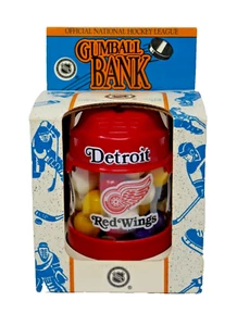 NHL 1993 Detroit Red Wings Collectible Gum Ball Bank Vintage Unopened USA - Picture 1 of 8
